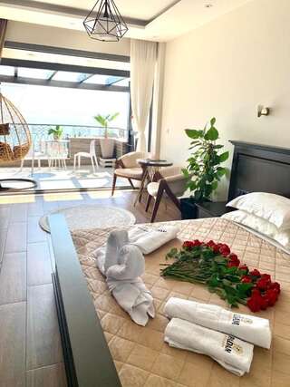 Отель Padam Hotel & SPA Улцинь Двухместный номер Делюкс с 1 кроватью и балконом, вид на море-2